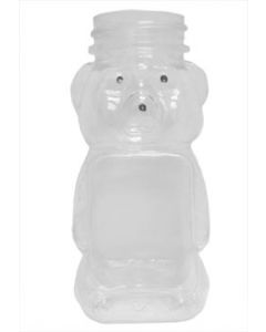 1 1/2 lb Clear Panel Squeeze Bear without Lids - 138 Pack