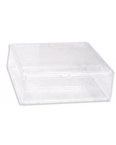4 1/8" X 4 1/8" Plastic Cut Comb Box with Lids - 100 Pack