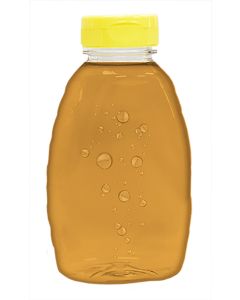 1 lb Classic Plastic Honey Bottles with Snap Cap Lids - 24 Pack