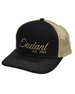 Dadant Embroidered Hat - Black/Tan