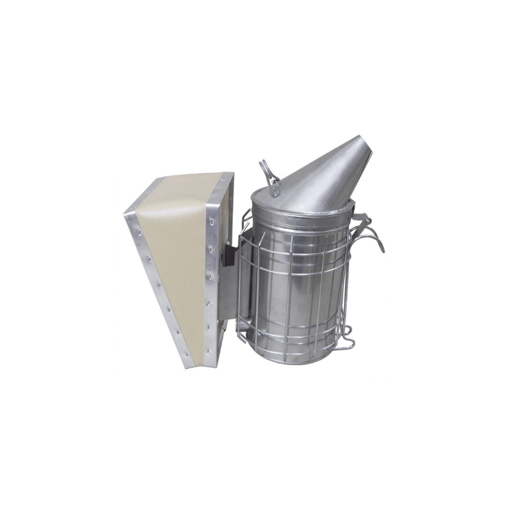 Dadant Smoker 4 x 7 Stainless Steel with Shield