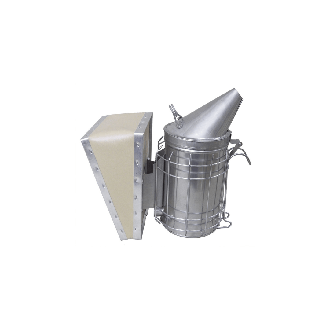 Dadant Smoker 4 x 7 Stainless Steel with Shield | Beekeeping Supplies ...